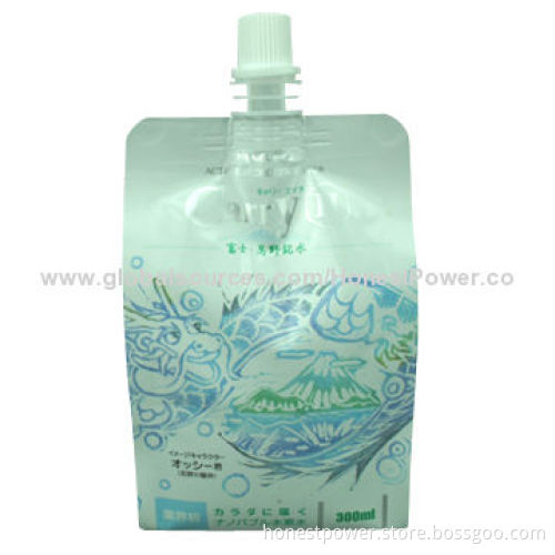 Spout Pouches with Gravure Printing, Packaging for Liquid and Cosmetics, Customized Sizes Accepted